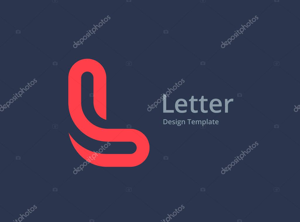 Letter L logo icon design template elements