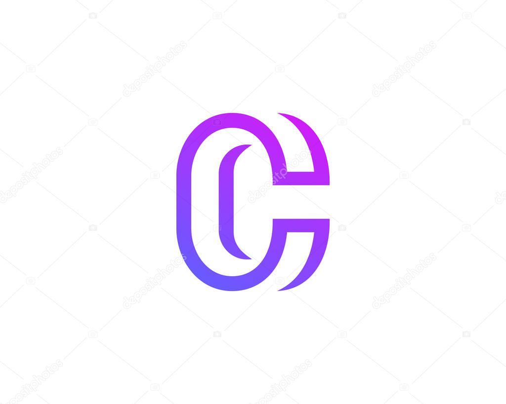 Letter C logo icon design template elements