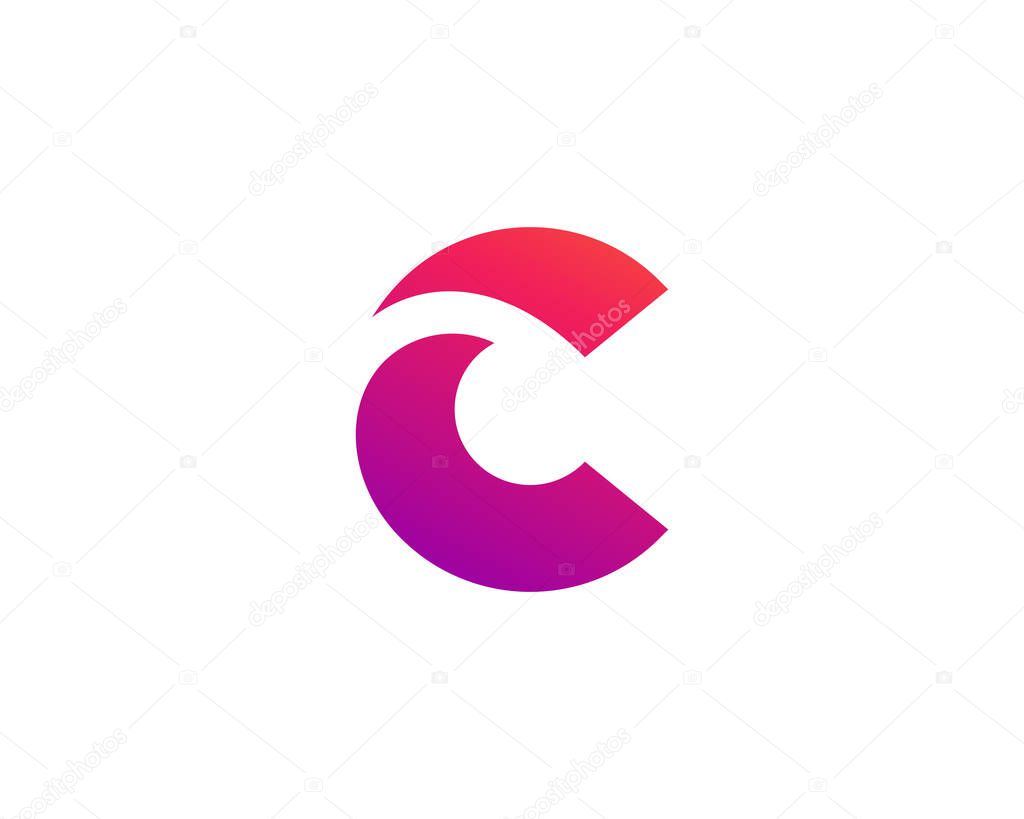 Letter C logo icon design template elements