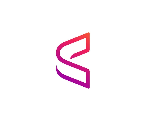 Carta Com Elementos Modelo Ícone Logotipo Seta —  Vetores de Stock