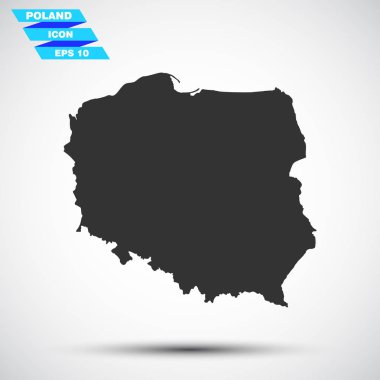 gri vektör Polonya simgesi