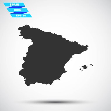 gri vektör İspanya simgesi
