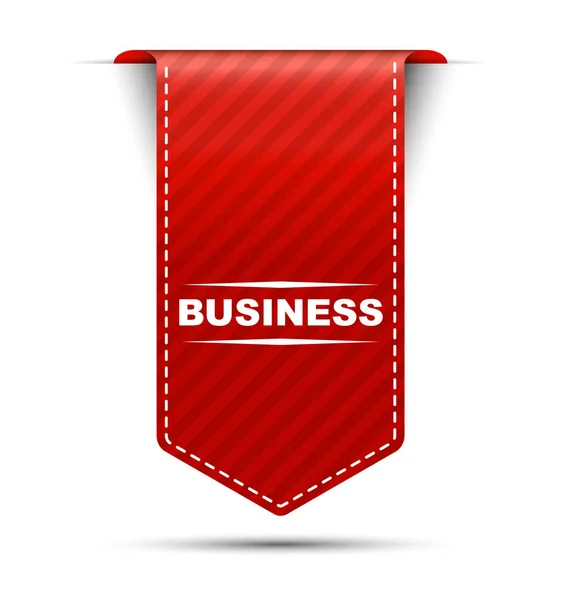 Бизнес, бизнес красного вектора, баннерный бизнес — стоковый вектор