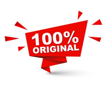 Kırmızı kolay vektör çizim kağıt kabarcık afiş %100 orijinal izole. Bu öğe için web tasarım iyi adapte.