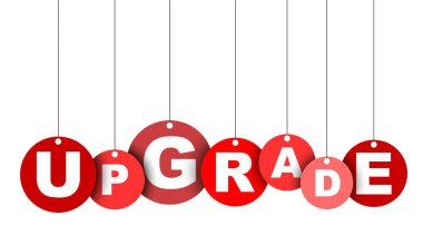 Kırmızı kolay vektör illüstrasyon Çember etiketi afiş yükseltme izole. Bu öğe için web tasarım iyi adapte.