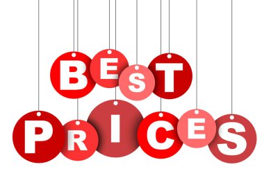 Kırmızı kolay vektör illüstrasyon Çember etiketi afiş iyi fiyatlarla izole. Bu öğe için web tasarım iyi adapte.