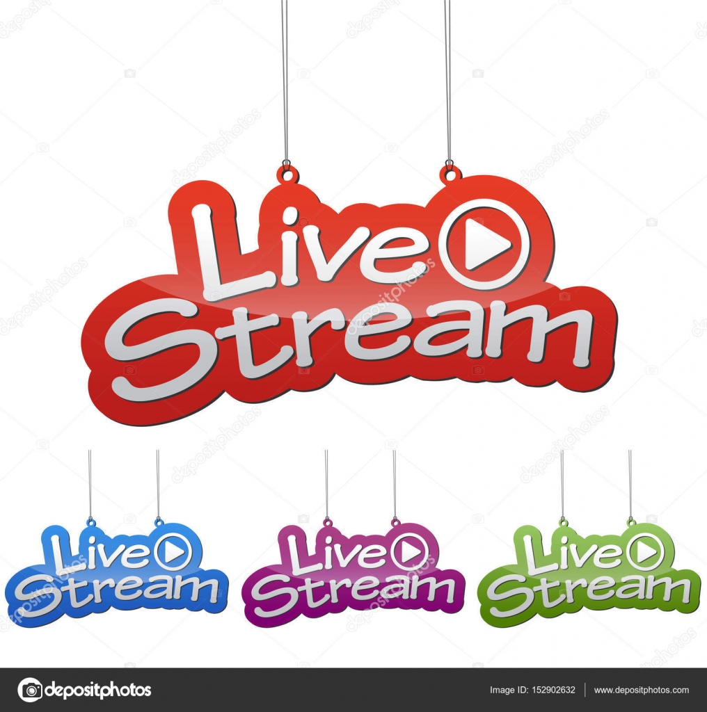 Set vector ilustraciones aisladas etiqueta banner directo de la ... Set vector ilustraciones aisladas etiqueta banner directo de la ...