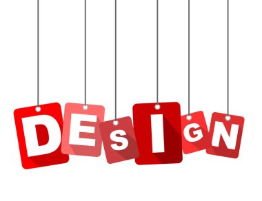Kırmızı vektör düz tasarım arka plan tasarımı. Web tasarımı için de uyarlanmıştır.
