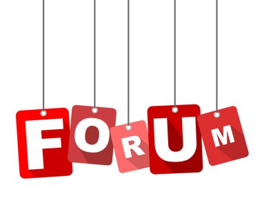 Kırmızı vektör düz tasarım arka plan forum. Web tasarımı için de uyarlanmıştır.