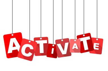 Kırmızı vektör düz tasarım arka plan etkinleştirin. Web tasarımı için de uyarlanmıştır.