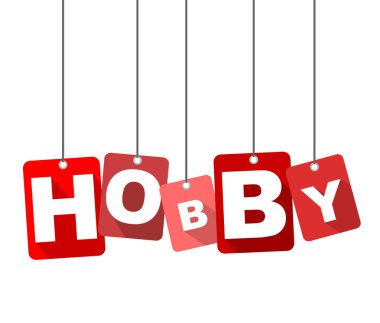 Kırmızı vektör düz tasarım arka plan hobi. Web tasarımı için de uyarlanmıştır.