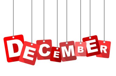 Kırmızı vektör düz tasarım arka plan Aralık. Web tasarımı için de uyarlanmıştır.