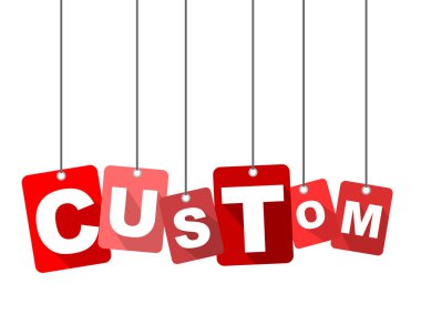 Kırmızı vektör düz tasarım arka plan özel. Web tasarımı için de uyarlanmıştır.