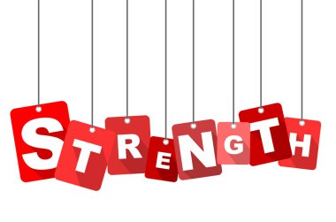 Kırmızı vektör düz tasarım arka plan gücü. Web tasarımı için de uyarlanmıştır.