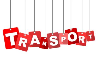 Kırmızı vektör düz tasarım arka plan taşıma. Web tasarımı için de uyarlanmıştır.
