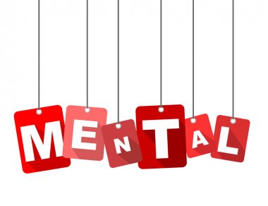 Kırmızı vektör düz tasarım arka plan zihinsel. Web tasarımı için de uyarlanmıştır.