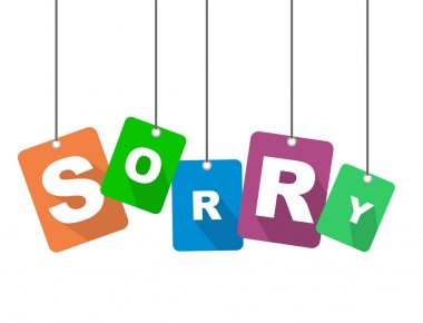 vektör çizim arka plan özür