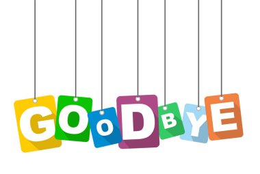 vektör çizim arka plan elveda