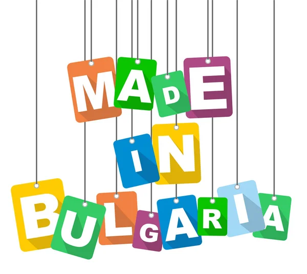 Illustration vectorielle en bulgarie — Image vectorielle