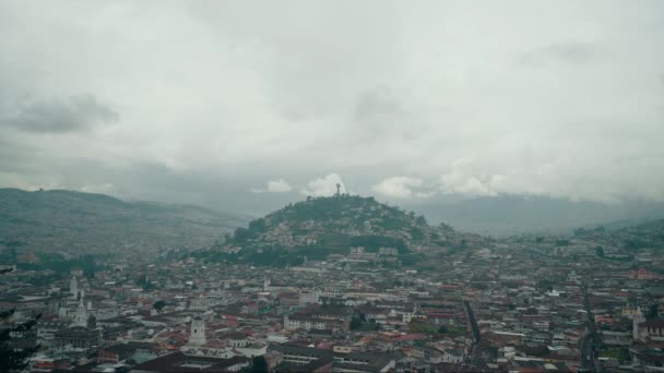 Oskulden av Quito Ecuador — Stockvideo