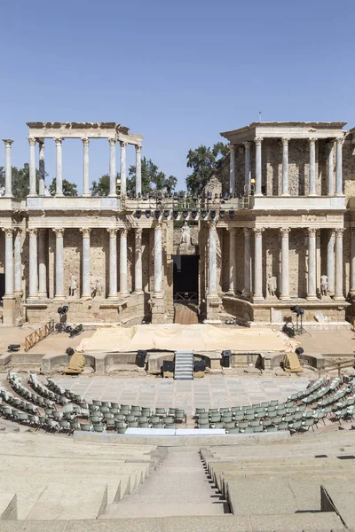 スペイン エストレマドゥーラ州メリダのローマ劇場 — ストック写真