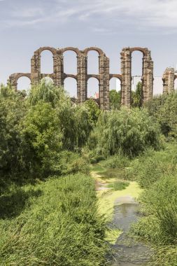 Acueducto de los Milagros, Merida, İspanya