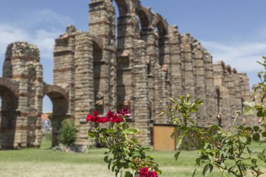 Acueducto de los Milagros, Merida, İspanya