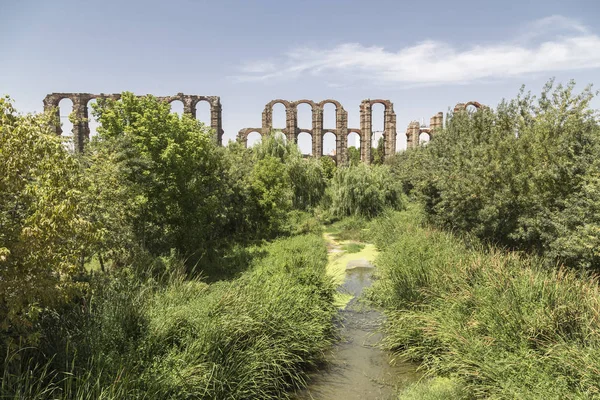 Acueducto de los milagros, Mérida, España — Foto de Stock