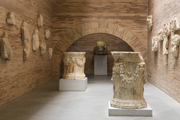 Sütunlar Roma Müzesi'sındaki Merida, Extremadura, Spai odası