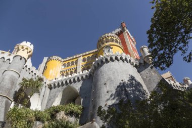Sarayı verir keder Sintra, kısmi görünümü, Portekiz, Europe