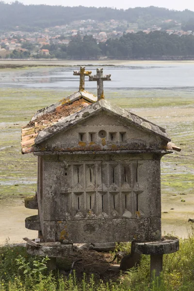 Horreo in Combarro, Galicië, Spanje — Stockfoto