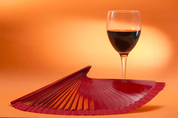 Испанский бокал вина — стоковое фото
