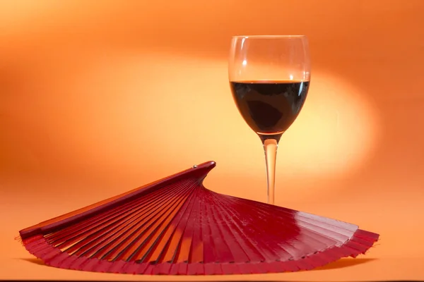 Испанский бокал вина — стоковое фото