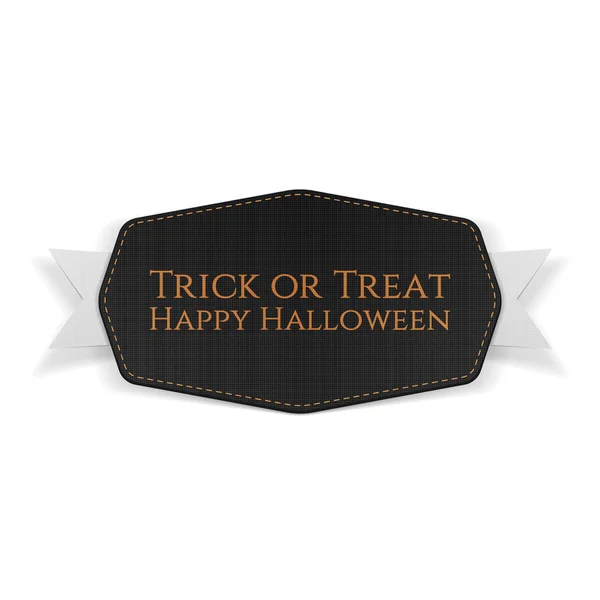 Plantilla de tarjeta festiva de Halloween con texto — Vector de stock