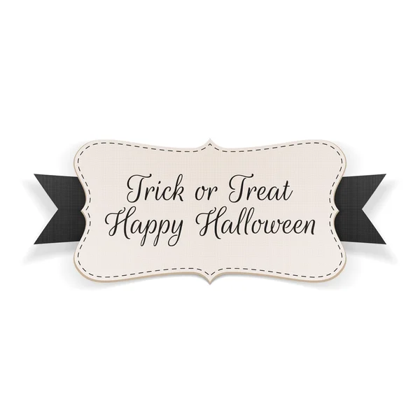 Trick or Treat Halloween Banner — Stock vektor