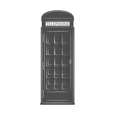 Londra telefon kulübesinde grafik stili