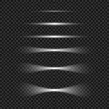 Set tasarımınız için beyaz ışık ışınları