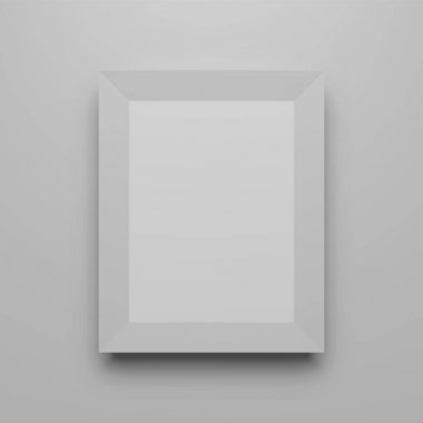 Dikey Resim çerçevesi gerçekçi Mockup