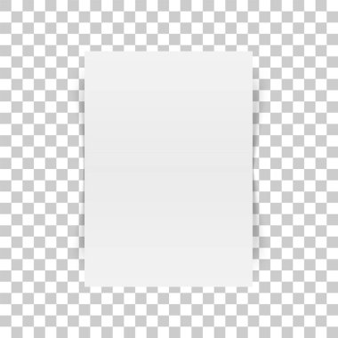 Dikey beyaz kağıt belge Mockup