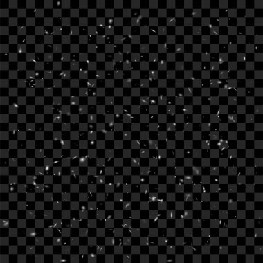 Düşen vektör Noel için kar taneleri