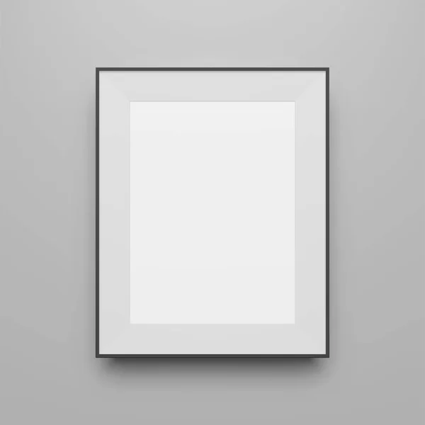 Plantilla vertical de vector de marco negro — Archivo Imágenes Vectoriales