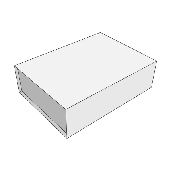 White Box vector mall för ditt företag — Stock vektor