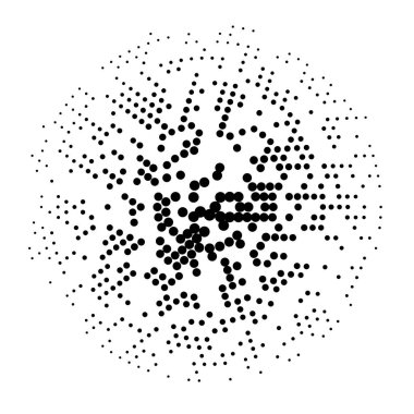 Noktalı resim efekti arka plan noktalı