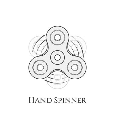 Spinner çocuk oyuncak Banner şablon kıpır