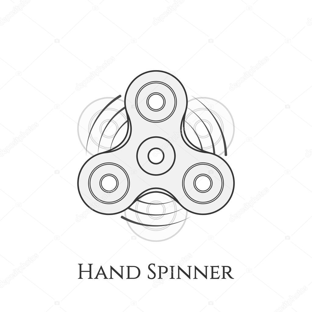 Fidget Spinner Children Toy Banner Template