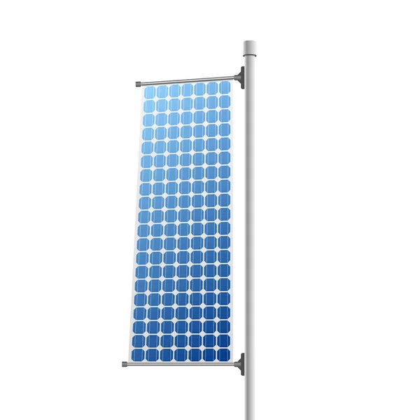 Painel Solar - Fonte de energia renovável —  Vetores de Stock