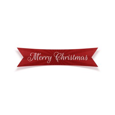 Mutlu Noeller vektör kırmızı Ribbo