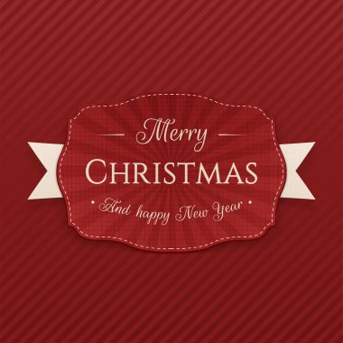 Vektör neşeli Noel tebrik kartı