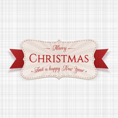 Vektör Noel şenlikli rozet grafik öğesi