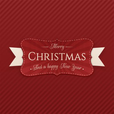 Vektör Merry Christmas dekoratif rozeti